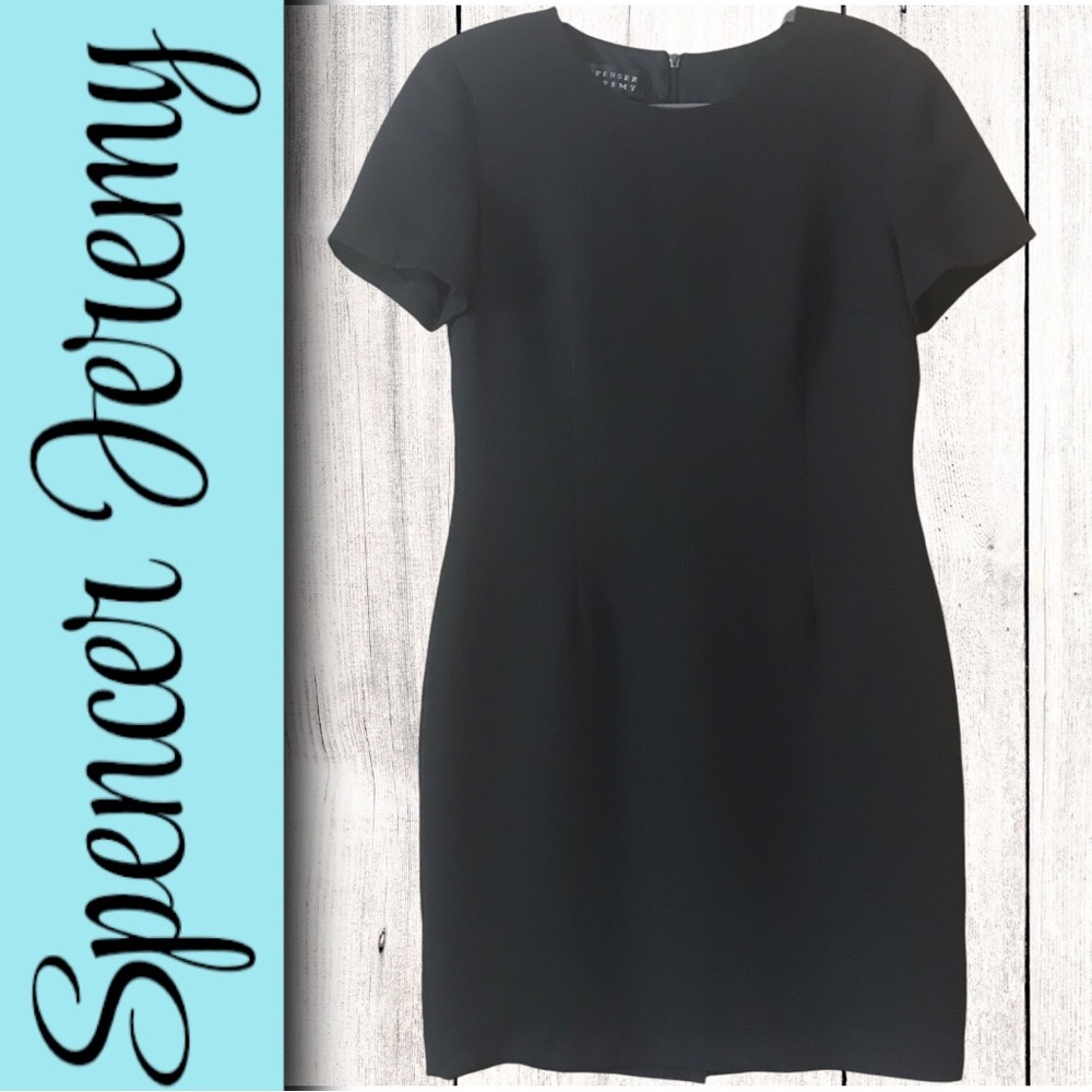 SPENCER JEREMY Short Sleeve Mini Sheath Dress